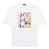 Unisex con stampa “I Love Dogs”, bianco 641614TJVH19000