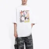 Unisex con stampa “I Love Dogs”, bianco 641614TJVH19000