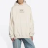 Unisex FW21 con stampa logo, beige 651799TJV910905