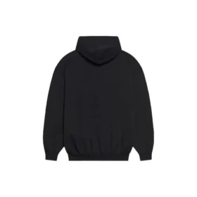 Unisex FW21 Felpa con logo stampato, maniche lunghe e cappuccio, nera 600583TKVI81070