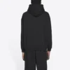Unisex FW21 Felpa con logo stampato, maniche lunghe e cappuccio, nera 600583TKVI81070