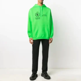 Unisex SS21 con stampa del logo del Programma Alimentare Mondiale, verde 600583TJVK44162