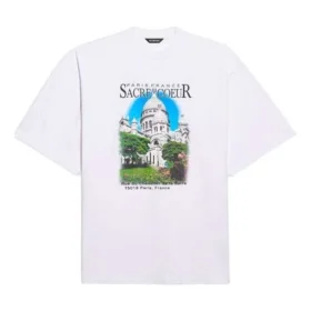 Unisex SS21 Oversized in cotone bianco 641614TJVH69000