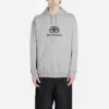 Uomo Balenciaga con logo stampato, grigio 570811THV781300