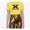 X-Rated Small, vestibilità slim, maniche corte, giallo 612964TIVA71802