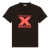 X-Rated Small, vestibilità slim, maniche corte, nero 612964TIVA71076