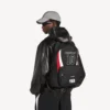 Zaino da uomo Balenciaga | Collaborazione con la NBA Explorer in nero/bianco/rosso vermiglio