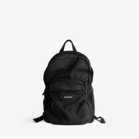 Zaino da uomo Explorer con tasche multiple, nero