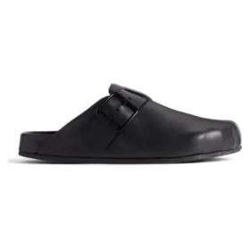 Zoccoli in pelle Sunday “Nero” 761284WCEA11000